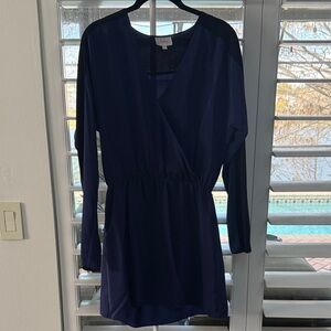 Parker Navy Blue Mini Dress